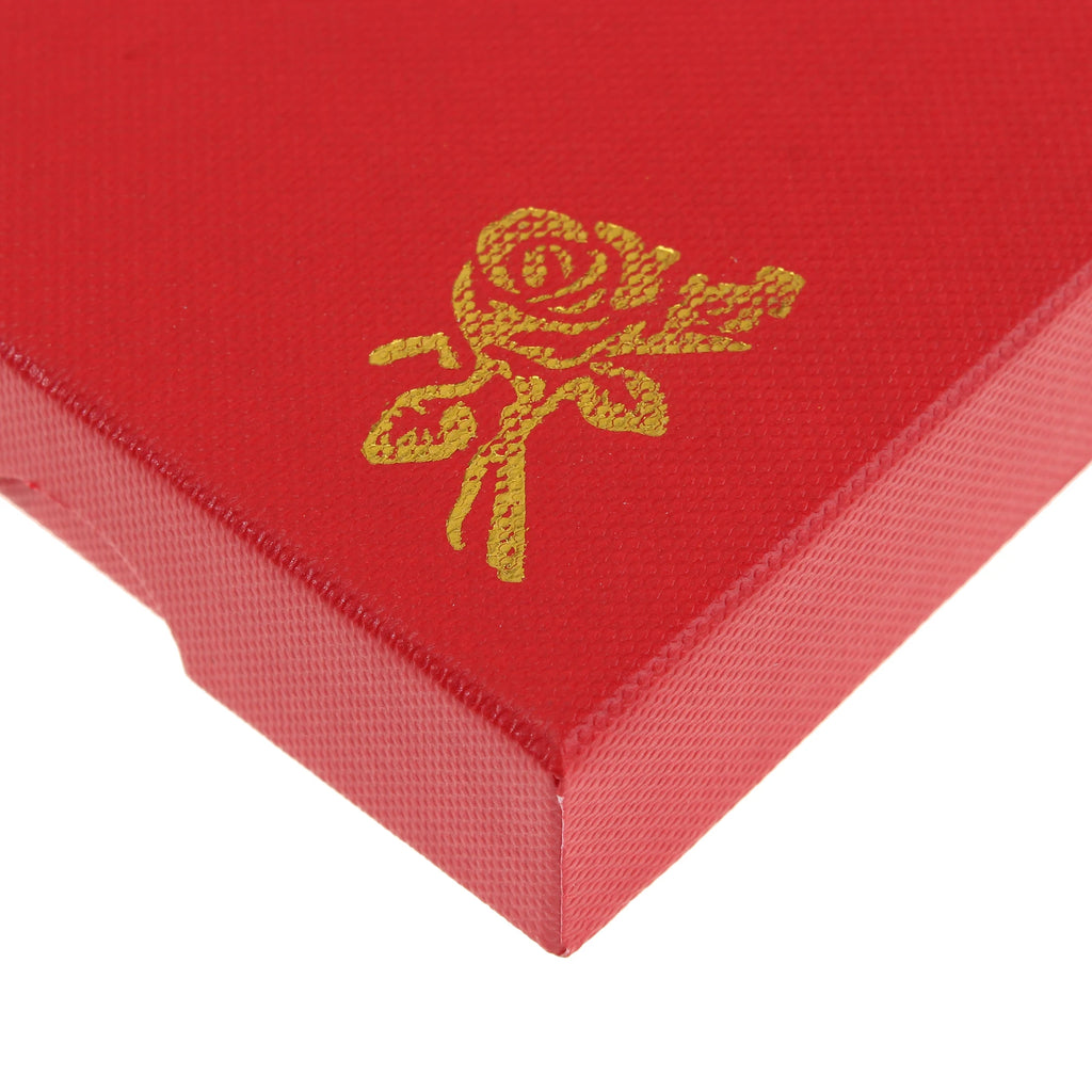 Square Rose Printed Jewelry Packaging Box Bracelet Necklace Storage Case Cardboard Gift Box Jewelry Organizer Case