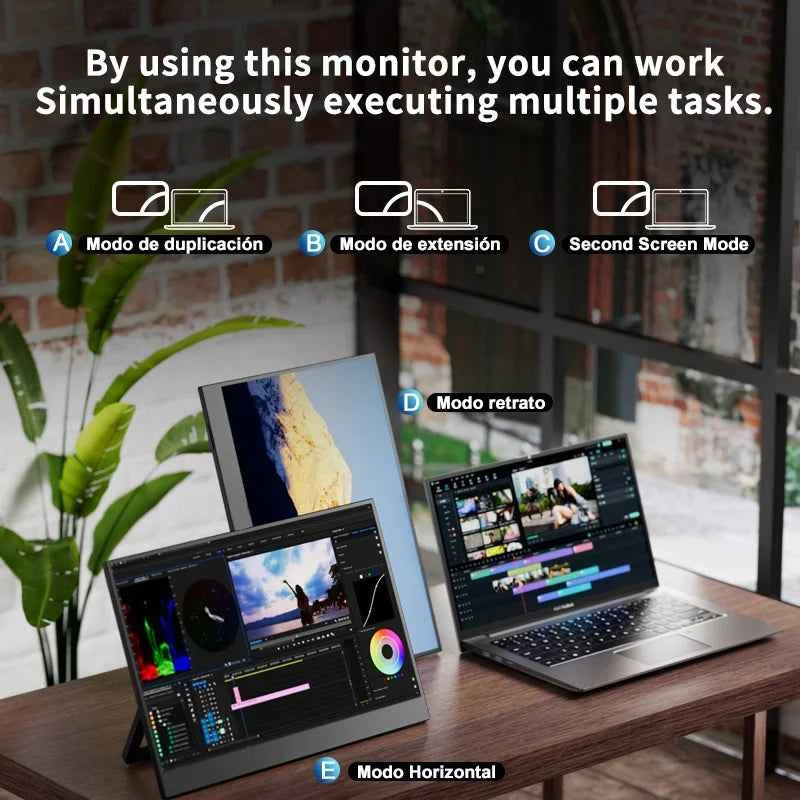 New Arrival 100% SRGB 14-Inch Ultra-Narrow Frame Portable Monitor Stand Convenient Portable Display Screen