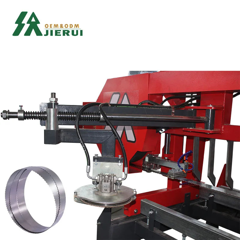 Gasoline Hydraulics Wood Saw Portable Sawmill Machine Horizontal Automatic Band Sawmill Machinery with Gasoline Engine