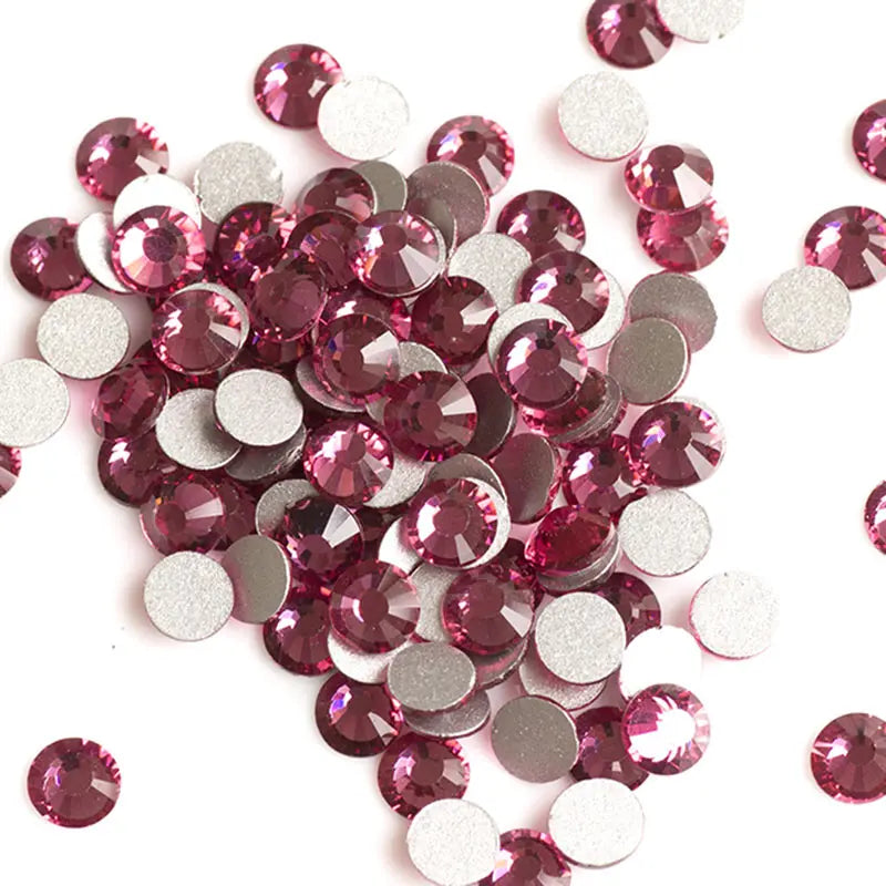 YANRUO 2058NOHF Flatback All Sizes Crystal Rhinestones Stones Nail Clothes for Needlework DIY Crafts Decor Gems