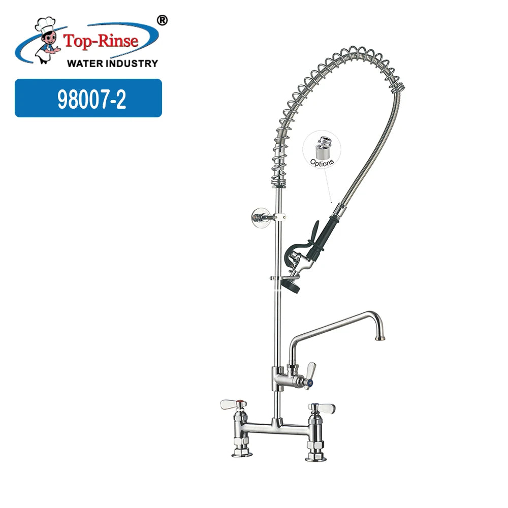 Type 98007-2 Commercial Hotel Kitchen Pre Rinse Unit Faucet for Sale Professional Kitchen Used Faucet Kitchen Sink Tap