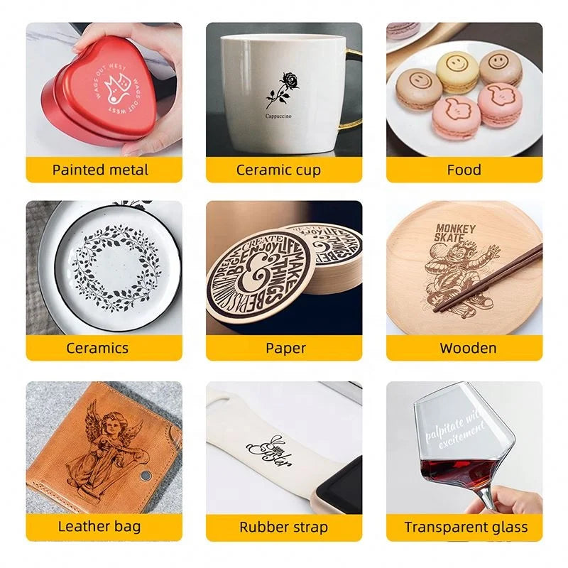 3D Laser Printer Leather Engraving Machine Portable Cokoaiai Fiber Grabadora Metal for Plastic