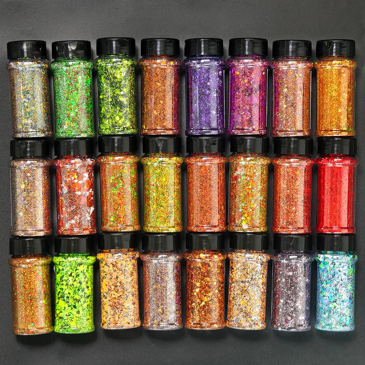 US Warehouse High Bright Glitter Set Free Shipping High Quality Polyester Hexagon Glitter Powder for Resin Crafts Nail