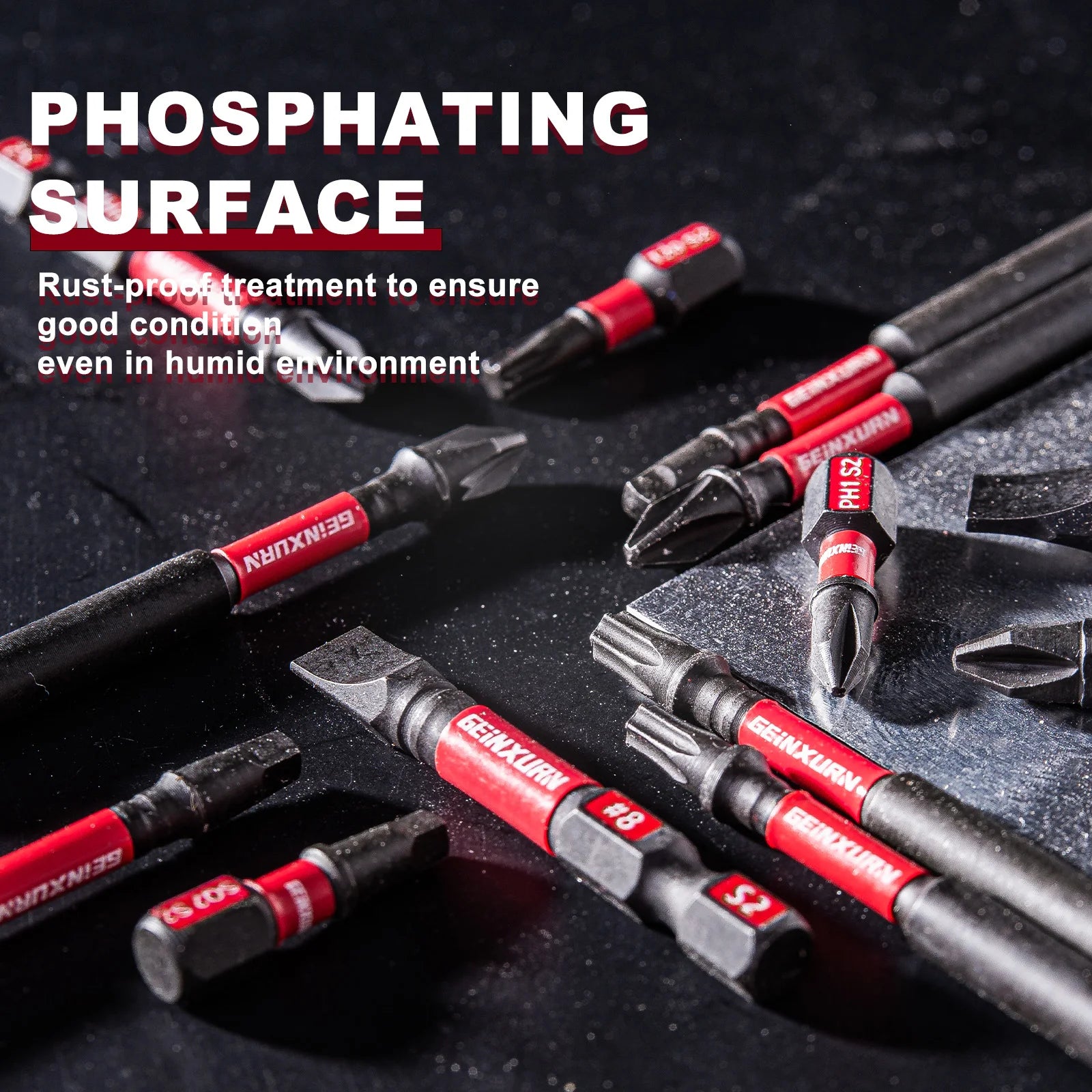 US Warehouse Stock 21pcs/Set Anti-Rust Impact Torx T7-T40 Magnetic Screwdriver Bits Holder S2 Steel Industrial ODM