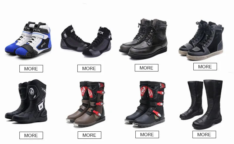 ARCX Retro Style Cowhide Leather Lapel Leisure Hiking Motorcycle Auto Racing Wear Boots Motociclistas Moto Shoes for Men