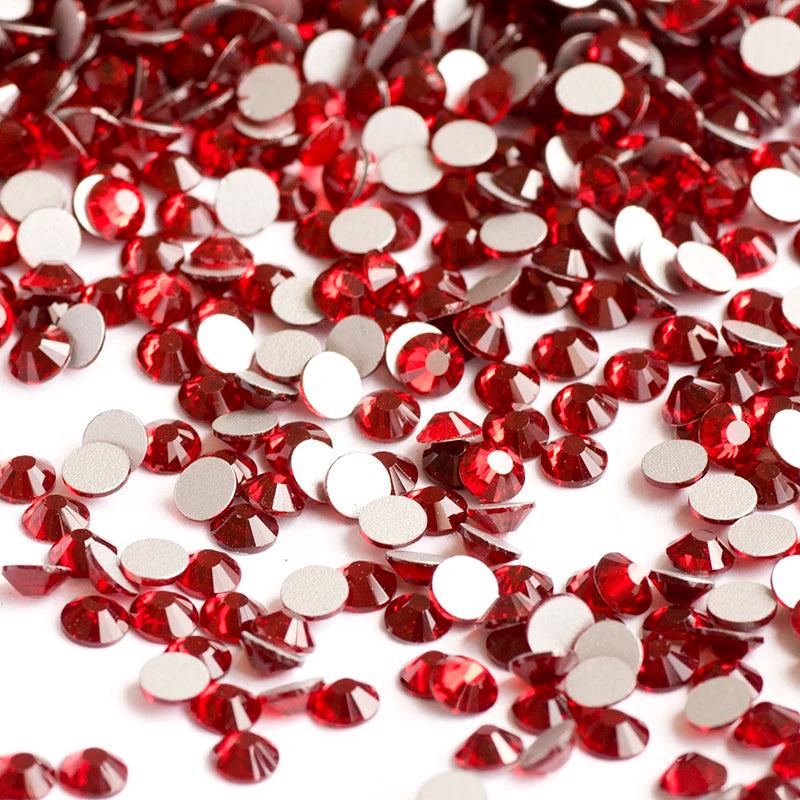 YANRUO 2058NOHF Flatback All Sizes Crystal Rhinestones Stones Nail Clothes for Needlework DIY Crafts Decor Gems