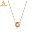 Classic Lab Created Diamond IGI Certified Round Oval CVD HPHT Loose Synthetic Lab Grown Diamond Necklace for Woman