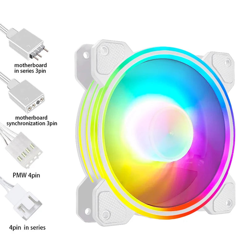 Lovingcool Customize Logo Computer Case PC Cooling Fan 120mm ARGB Case Cooler Fan RGB 120mm Ventiladores Pc