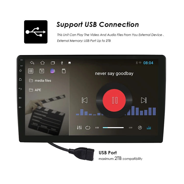 9 Inch Quad Core Android 12 Car Radio Player for Mitsubishi Lancer 9 Cs 2000 - 2010 Android Auto Carplay 2 Din Car Dvd Player
