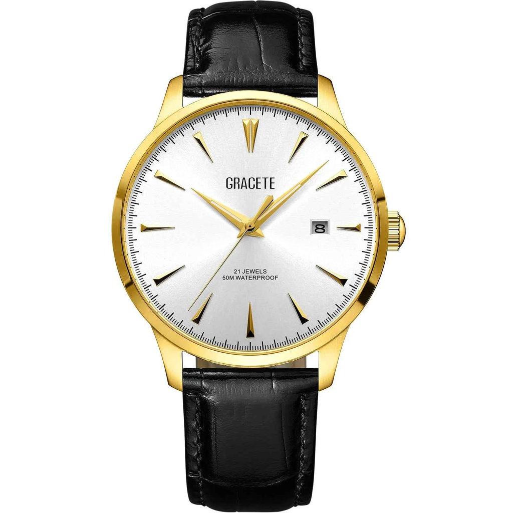 2023 Golden Mechanical Watch for Men - High-End Stylish Stainless Steel Design