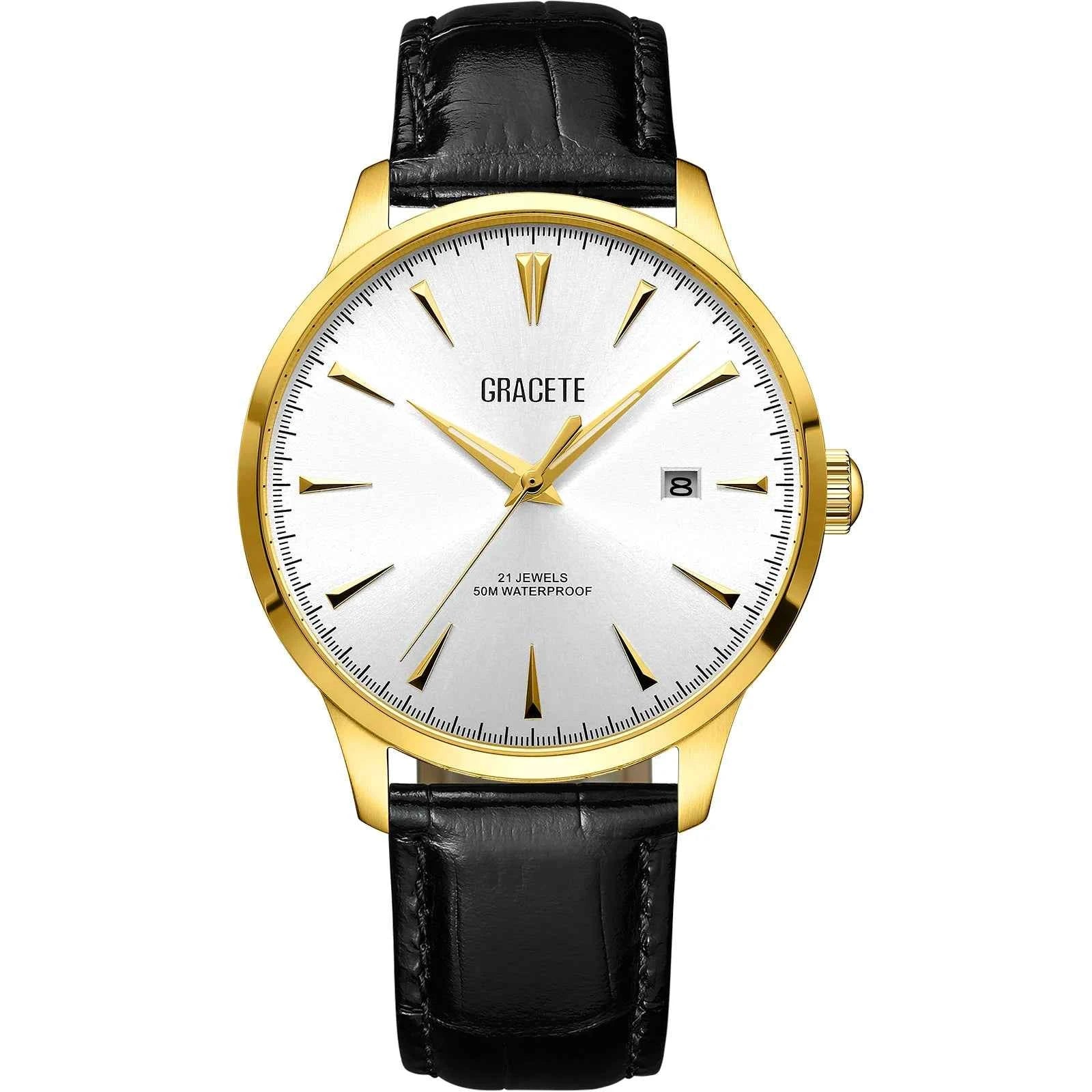 2023 Golden Mechanical Watch for Men - High-End Stylish Stainless Steel Design