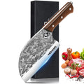 Manual Forging Slaughter Pig Cattle Sheep Boning Knife Stainless Steel Hunting Knife Wood Handle Butcher Knife