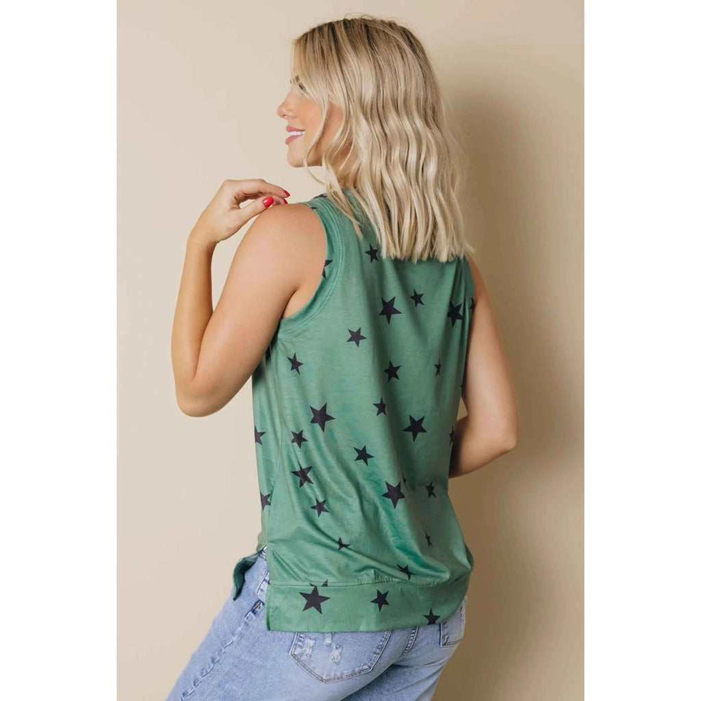 TD Women's Sam Star Print Tank Top