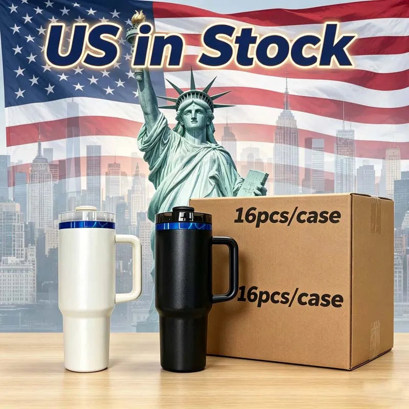 Us in Stock 40 OZ Insulated Office Use 20oz 24oz 32oz 40 OZ Flip Straw Tumbler for Home Office Outdoor Daily Use