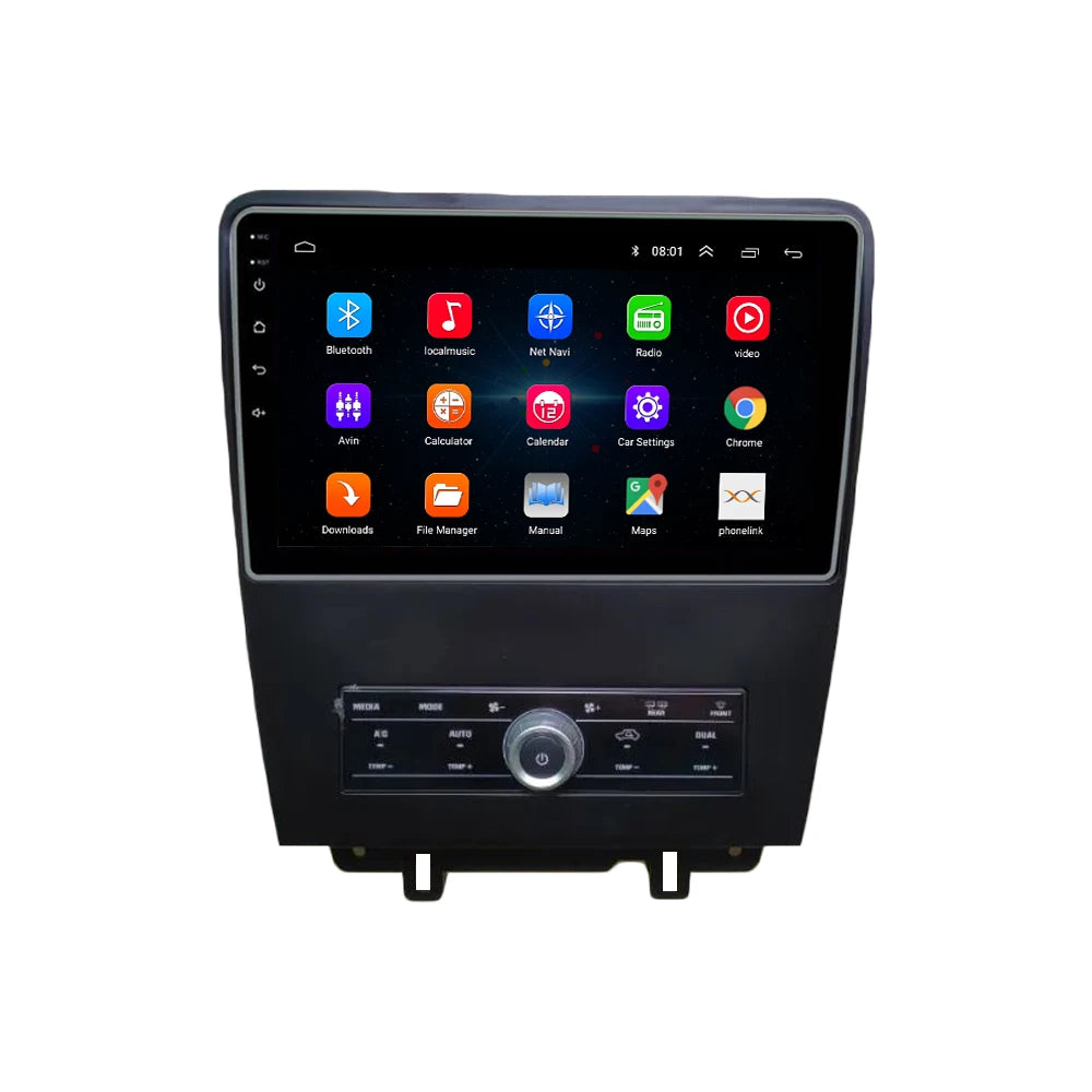 For Ford Mustang 2010-2014 MC Radio Headunit Device 2 Double Din Quad Octa-Core Android Car Stereo GPS Navigation Carplay