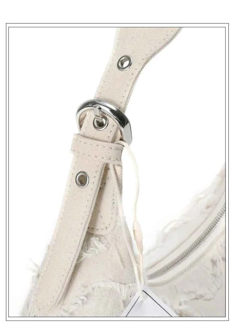 Trendy Patchwork Canvas Underarm Bag Retro Women's Clutch Bag Designer Handbag luxury Shoulder Bags For Women Bolsa de hombro