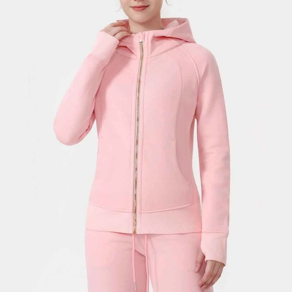 USA Oversea Warehouse Excellent High Quality 70% Cotton Warm Oversized Sweatshirt Tracksuit for Women Daily Casual Wear