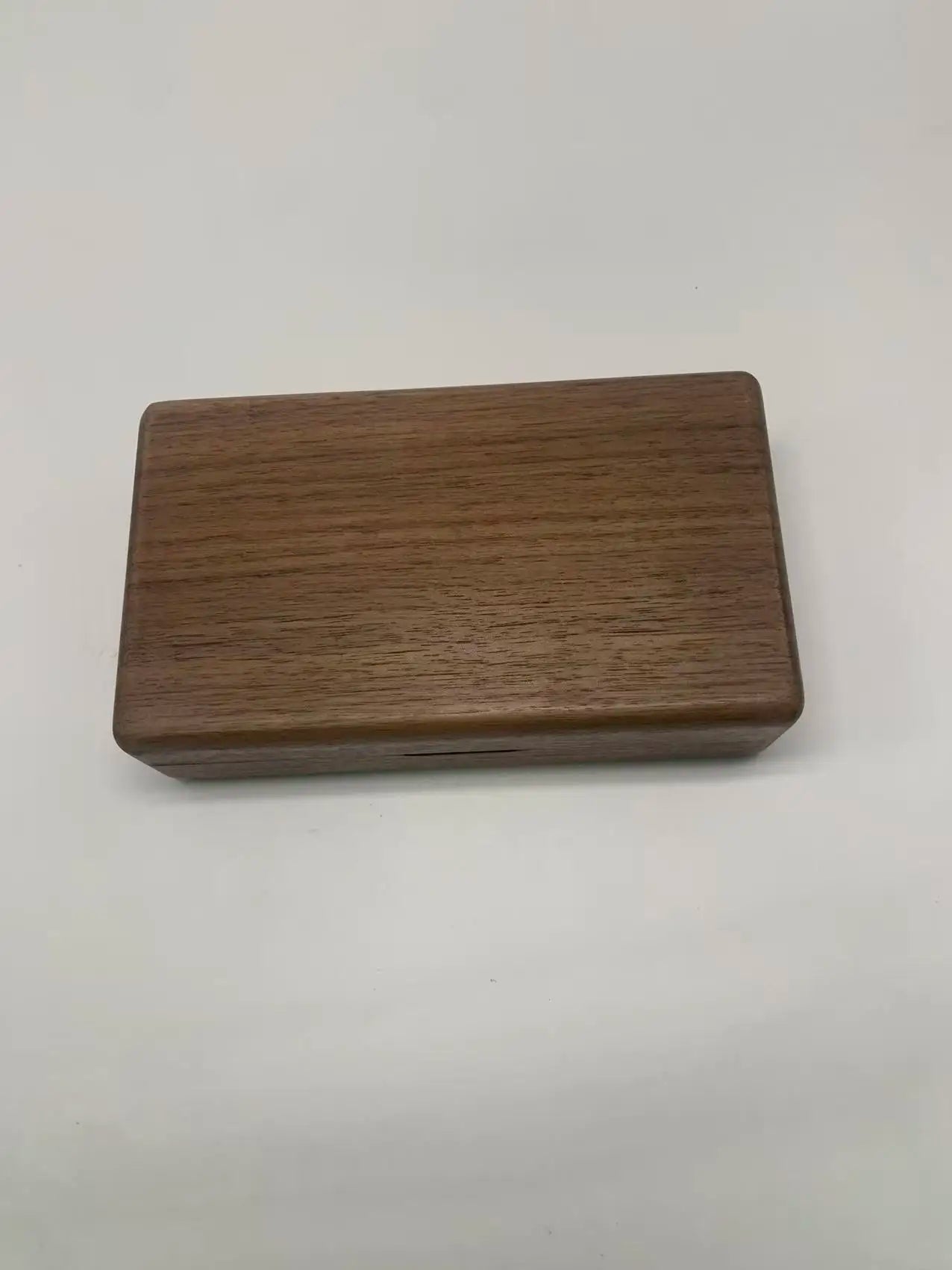 USA Free Shipping 12 Pcs Pack Magnetic Walnut Wooden Ring Box Jewelry Box Wedding Ring Box Ring for Storage Box Proposal Gift