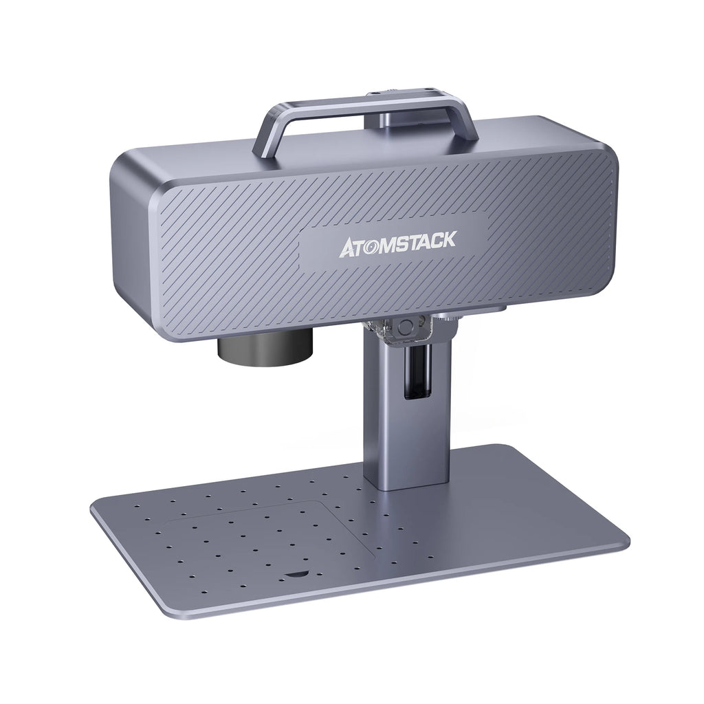 New Atomstack M4 Safer Laser Carving Machine 70*70MM Small Portable 2 In1 Automatic Metal Lettering Fiber Marking Machine