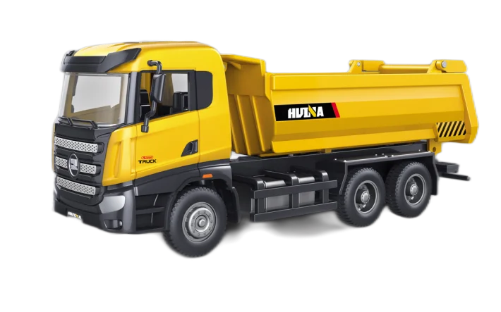 Dropshipping 1/50 Scale Open-Window Huina Static Zinc Alloy Die-cast Construction Model for Over-8-year-old