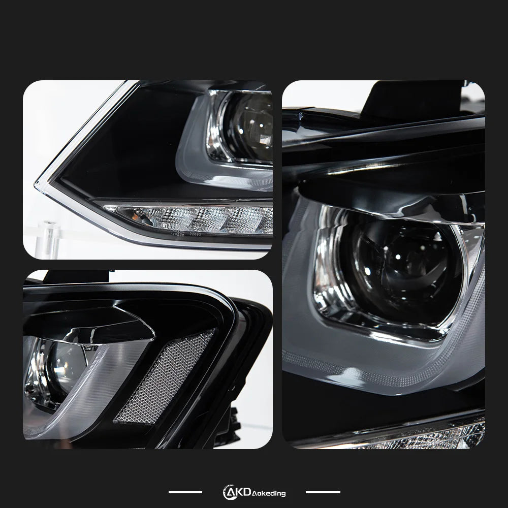 2PCS Car Styling Head Lamp for Polo 2011-2018 Led Headlight Projector Lens Front Lights DRL Signal Automotive Accessory