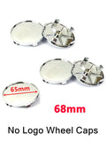Customized ABS Outer Diameter 68mm Inner Diameter 65mm Blank Universal Hub Cap Modified Hub Cap Center Cover Accessories