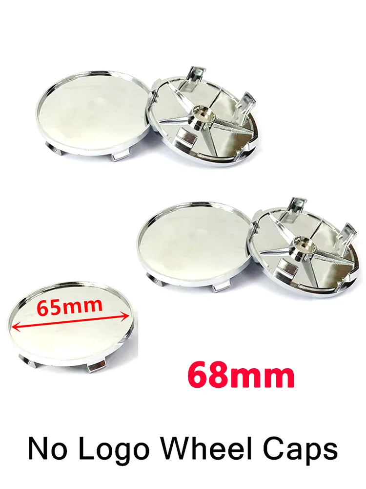 Customized ABS Outer Diameter 68mm Inner Diameter 65mm Blank Universal Hub Cap Modified Hub Cap Center Cover Accessories