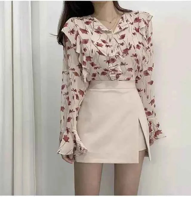 Mini Skirts Women Irregular Solid Side-slit Stretchy Korean Style Trendy Chic OL High Waist Female Bottom Popular Spring Autumn