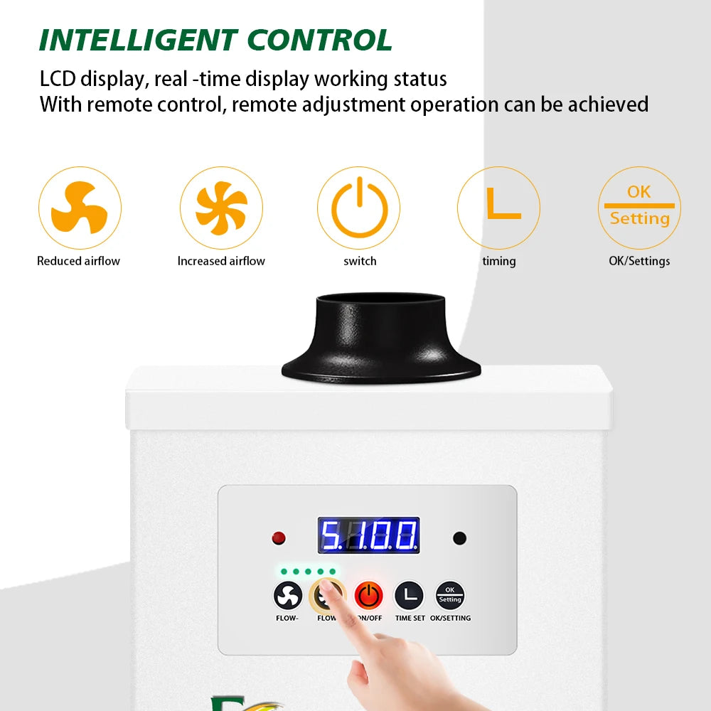 150W HEPA Fume Extractor Dtf Smoke Purify Laser Dust Collector Diy Beauty Salon Equipment for Vacuum Cleaner