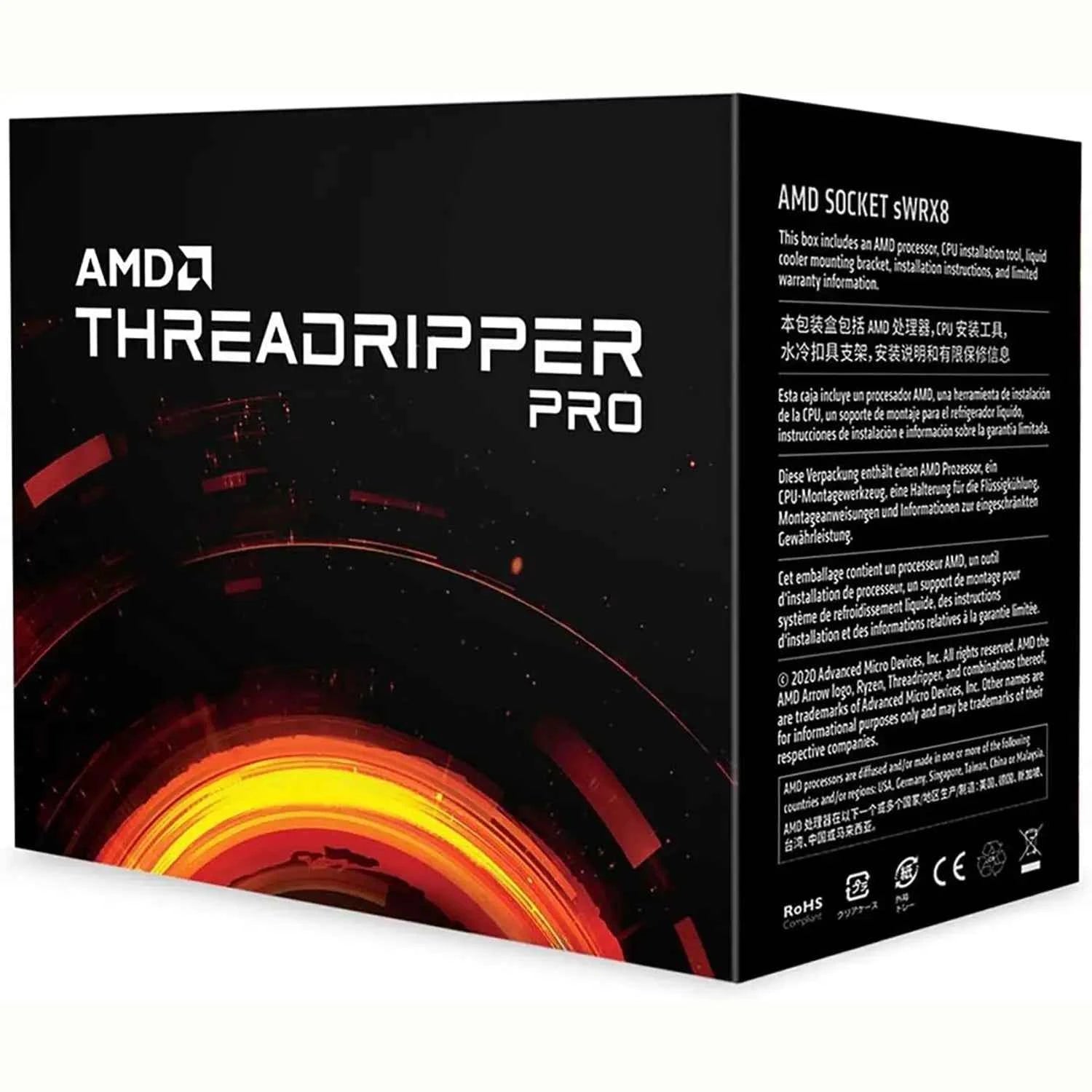 AMD CPU Threadripper 3990x 64-Core, 128-Thread AMD Threadripper 3960X/3970X/3955WX/3975WX3995WX Unlocked Desktop Processor