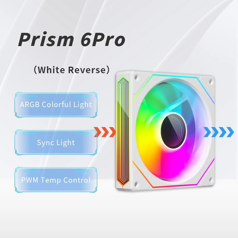 OEM 120mm ARGB PWM Smart Sync PC Cooling Fan High Static Pressure LED Computer Case Fan for Gaming Desktops
