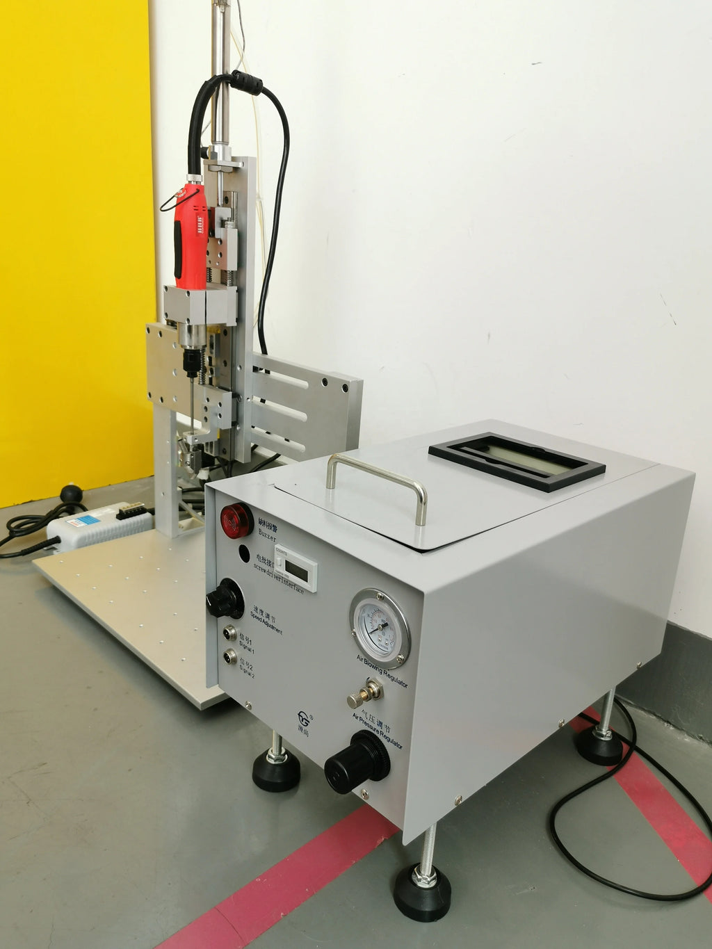 Automatic Screwdriver with Power Supply Semi Manual Automatic Screwdriver Machine with Automatic Screw Locking Machine Feeder