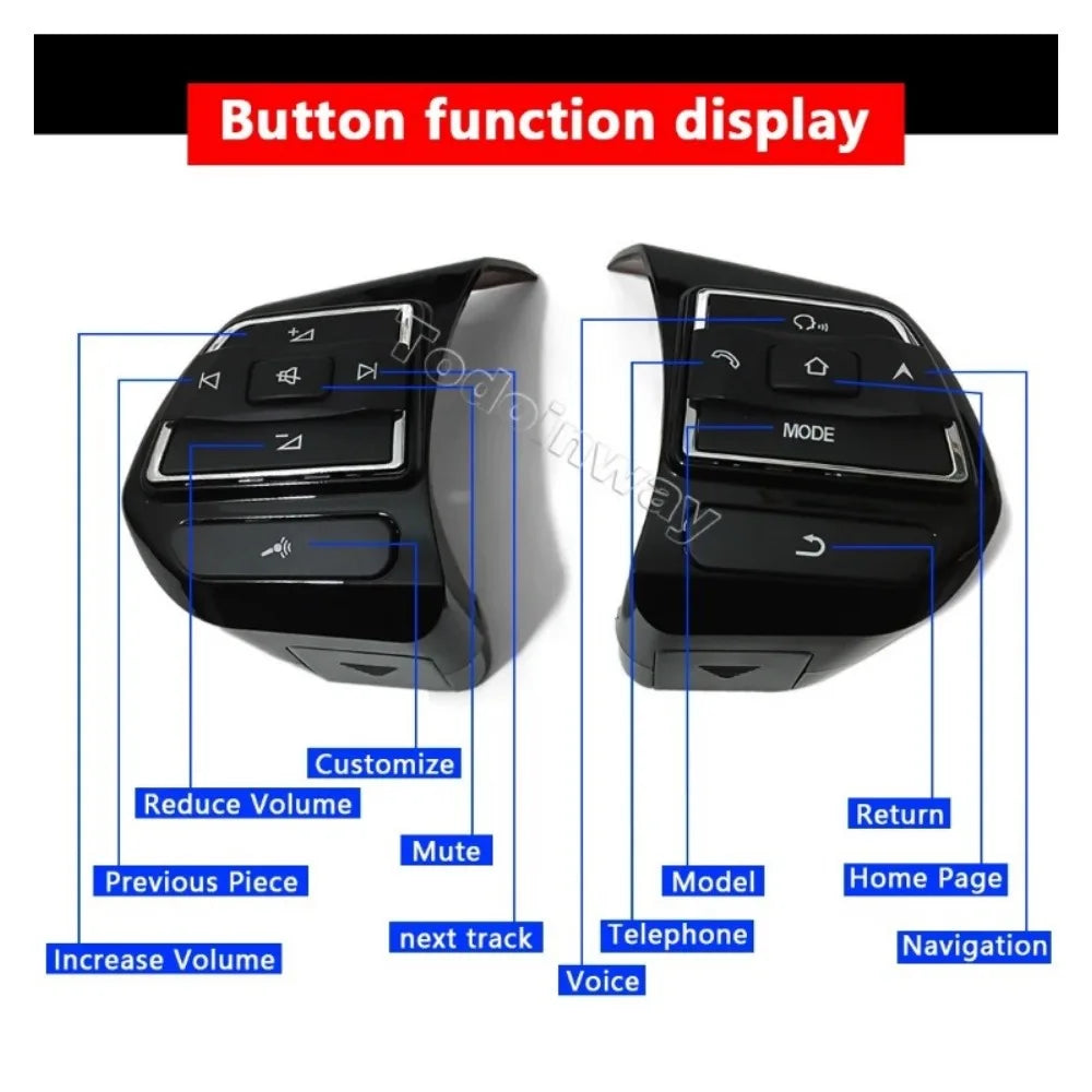 Car Steering Wheel button volante multiMedia switch for VW Golf 6 Polo Bora Caddy EOS Tiguan Touran Passat B7 Jetta MK6 MK5 trim