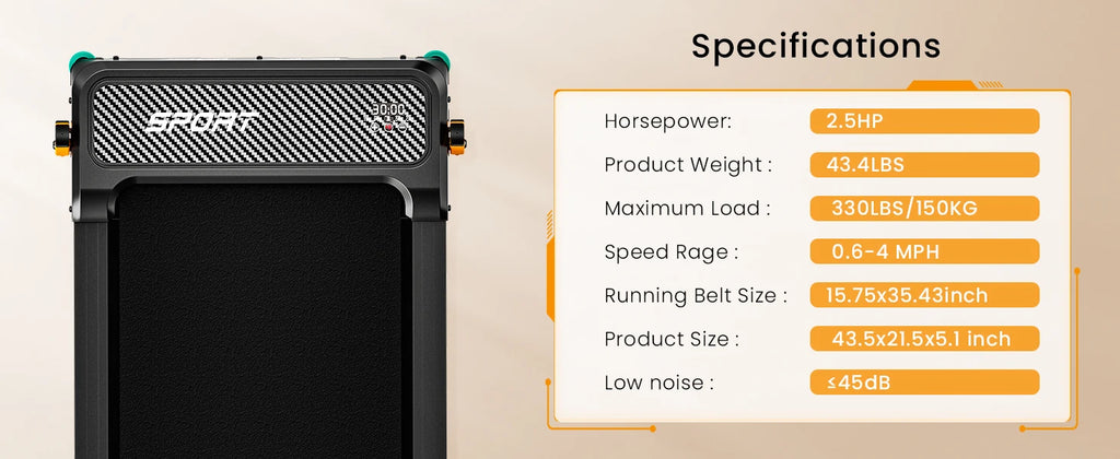 EU Stock Foldable Electric Treadmill for Home Use New Design Under Desk Walking Pad with Manual Incline Dropshipping Cheap