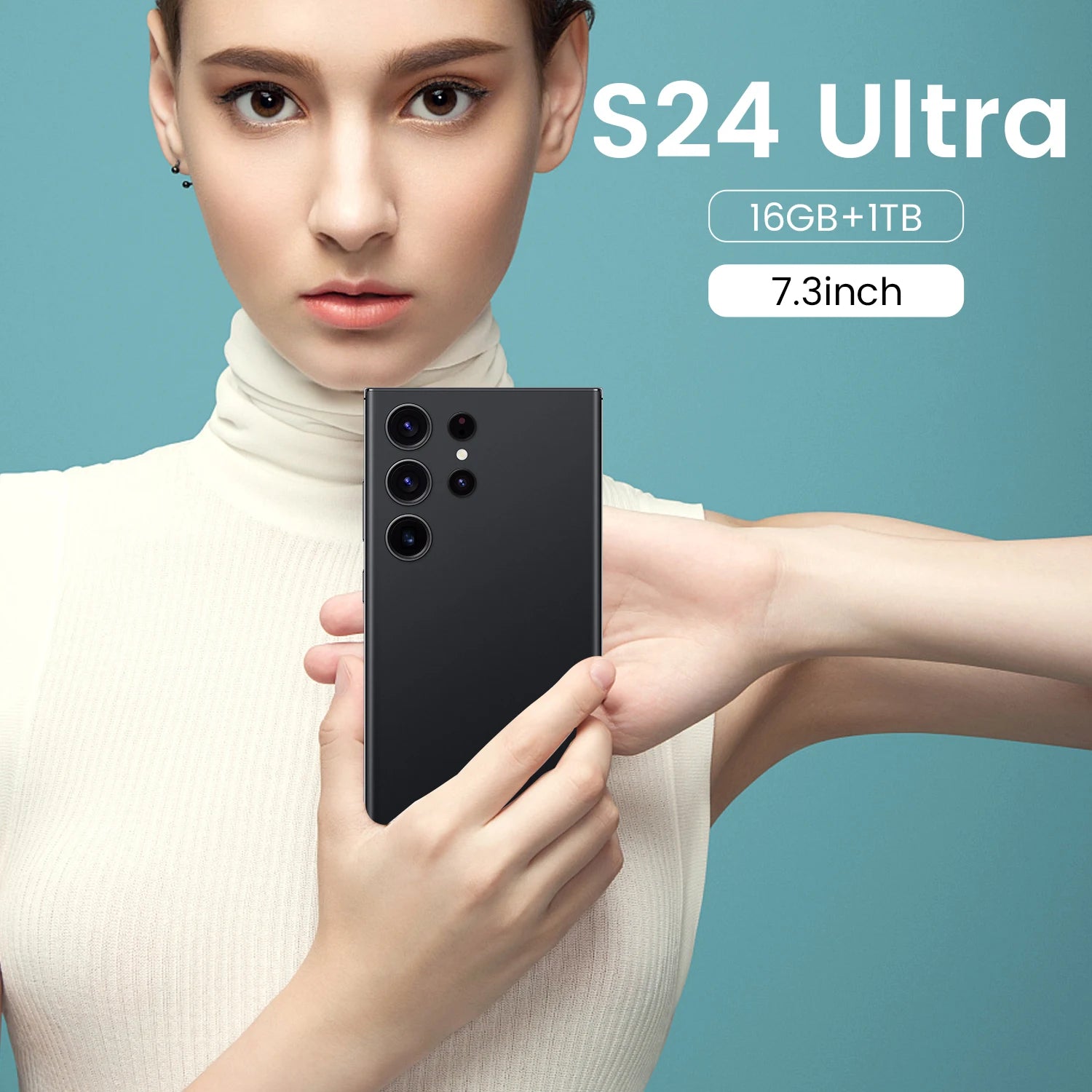 S23 Ultra Original 7.3 Inch Full Screen Deca Core 16GB+1TB Android 13 5G LTE Unlocked Smartphone 108MP Rear Camera New