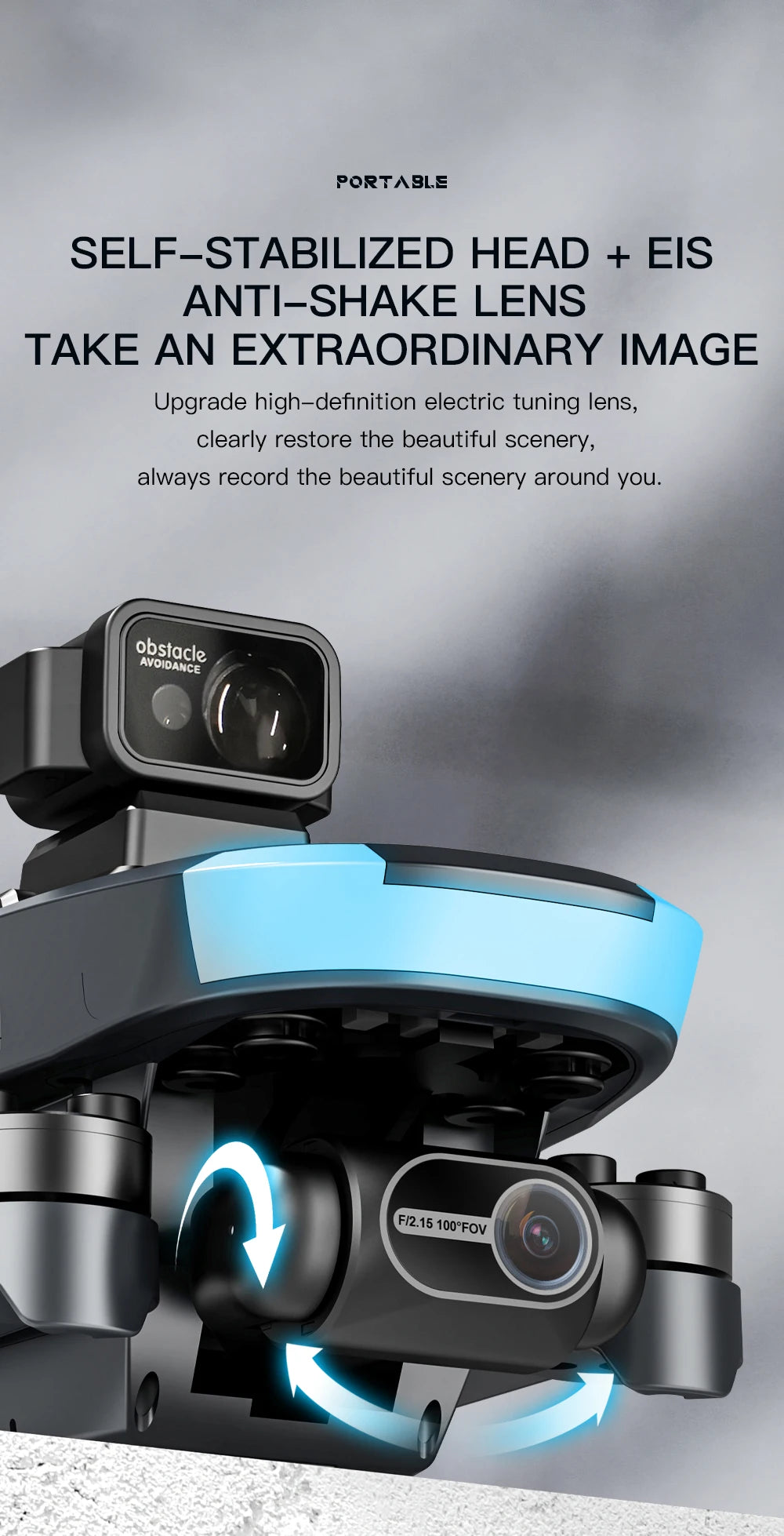 New KFPLAN KF110 MINI Drone Brushless Motor 4K Camera EIS Obstacle Avoidance Professional 226G Quadcopter RC Drone Toy for Gifts