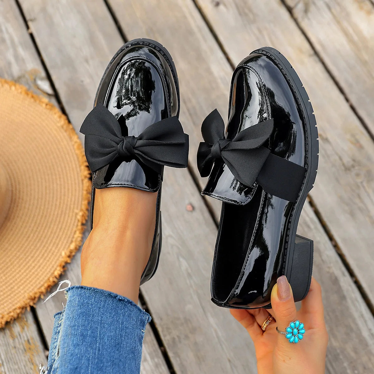 2027 NEW KJ Korean Spring/Summer New Pointed-toe Flat, Shallow Breathable Women's Single Shoes