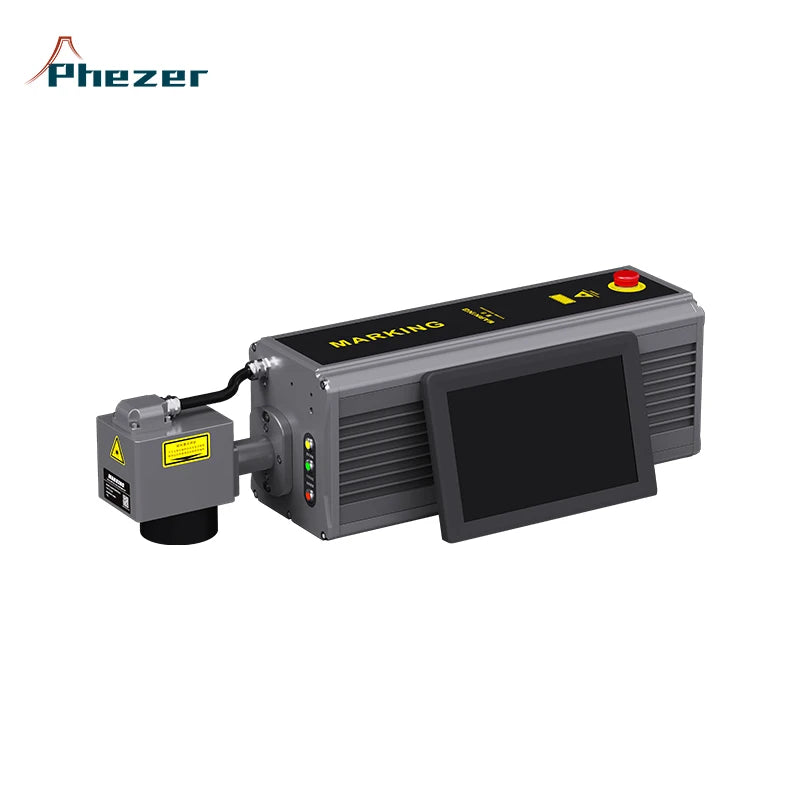 PHEZER High-precision water-cooled UV flying laser marking machine for the food industry