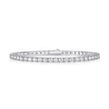 925 Sterling Silver Moissanite Tennis Bracelet 4.0mm Men Women Hiphop Rock Gold Plated Luxury Fine Jewelry Chain Unisex Bracelet