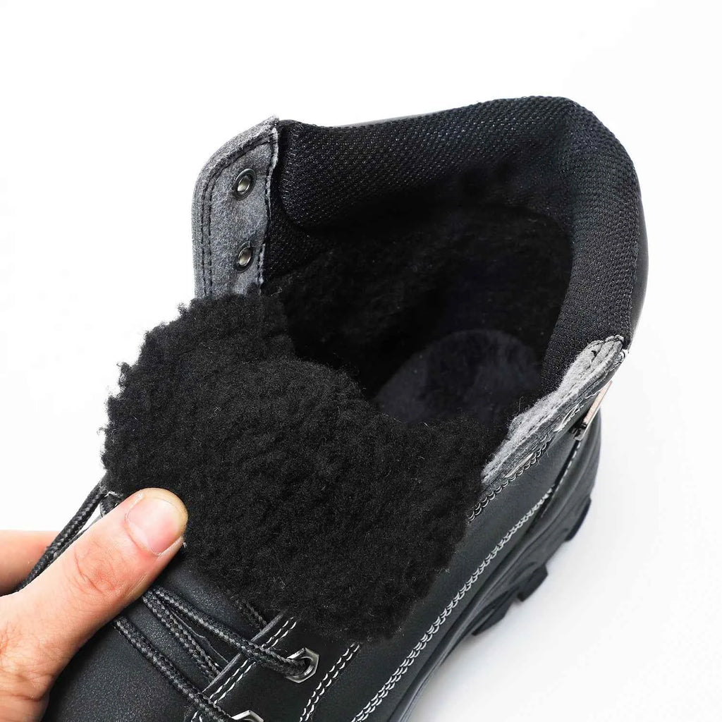 Summer Autumn Winter Outdoor Work Motorcycle Riding for Boots Men's New Fashion Anti Slip Wear-resistant Steel Toe Pure