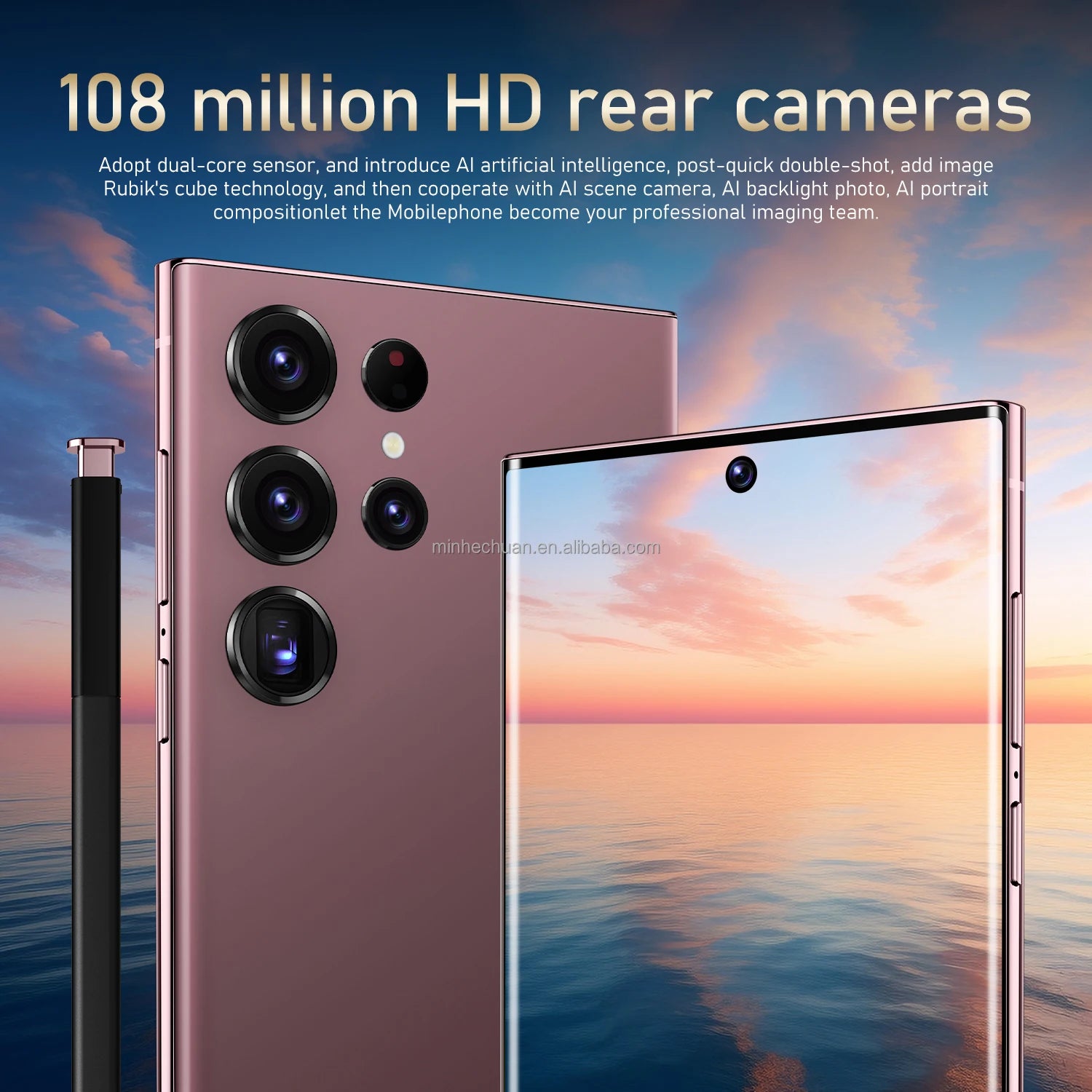 2024 Original Android 13 S24 ultra Phone Smartphone 16+1TB Mobile Phone Cell Gaming Phone 4G&5G 7.3 Inches Smartphone