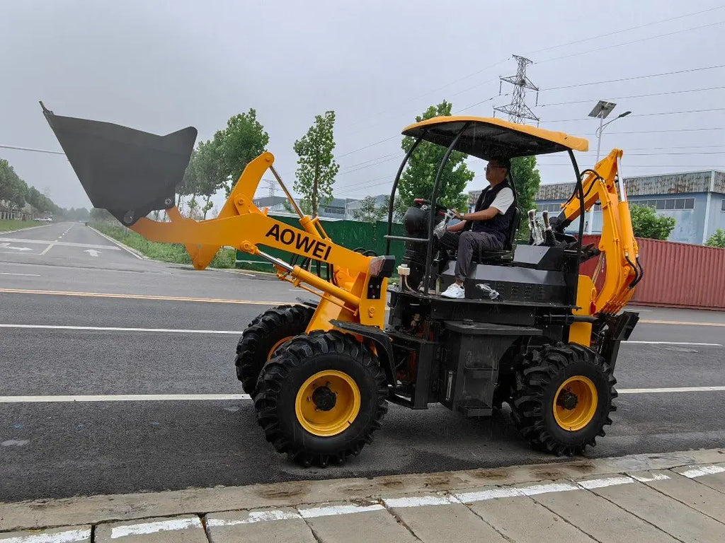 Hot Sale EPA Approved 3ton 4 Ton 5ton Backhoe Loader  Construction Agricultural Wheel Loader Bulldozer Cheap Front Loader