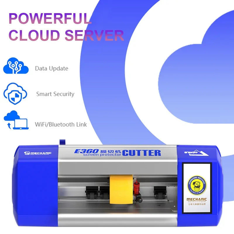 MECHANIC E360 Unlock Cloud Intelligent Film Cutting Machine Unlimited Cutting Universal Flexible Hydrogel Film Cutter for SS-057