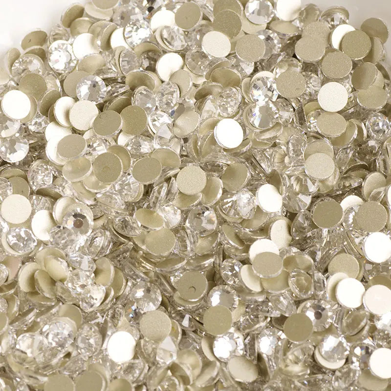 YANRUO 2058NOHF Flatback All Sizes Crystal Rhinestones Stones Nail Clothes for Needlework DIY Crafts Decor Gems