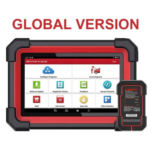 Launch Creader CRP919E B-T Diagnostic Scanner B-T Version of CRP919E Supports CAN FD DoIP and ECU Coding