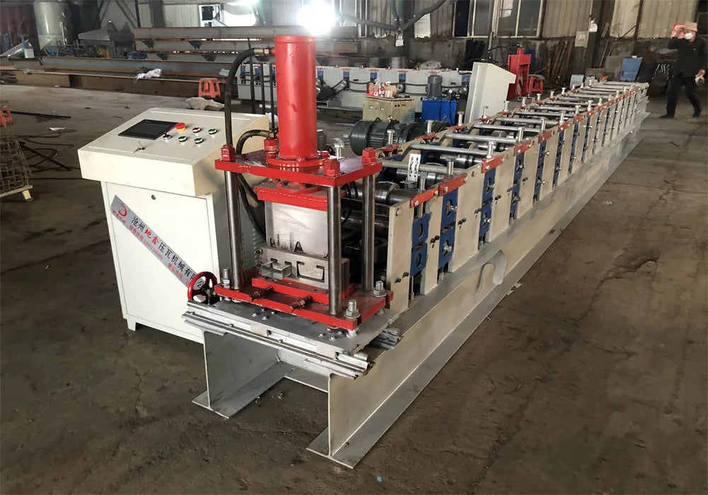 Automatic MetalMaquina Formadora De Acero Tipo C Modelo Ajustable c Channel Making Machine