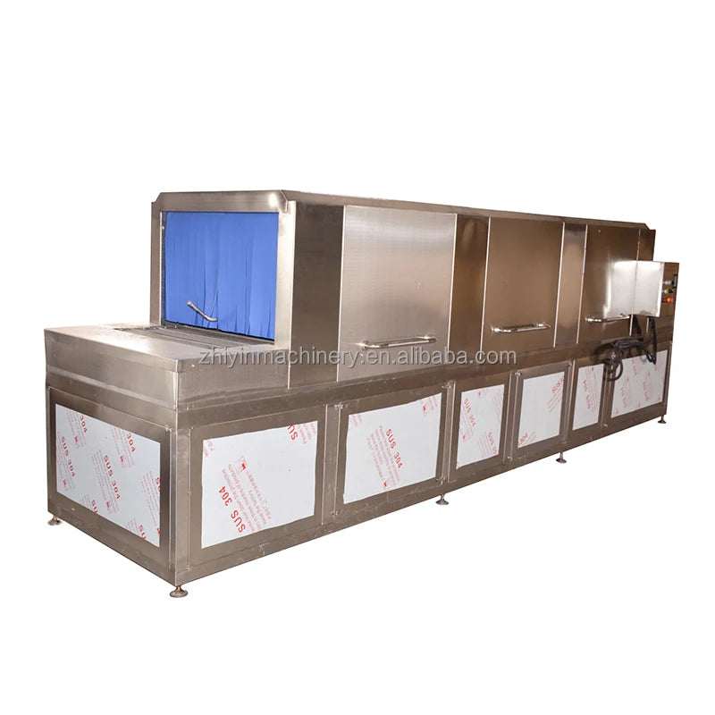 Logistics Turnover Basket Cleaning Machine High-Pressure Spray Seafood Box Cleaning Chicken Cage Cleaning Washing Machine