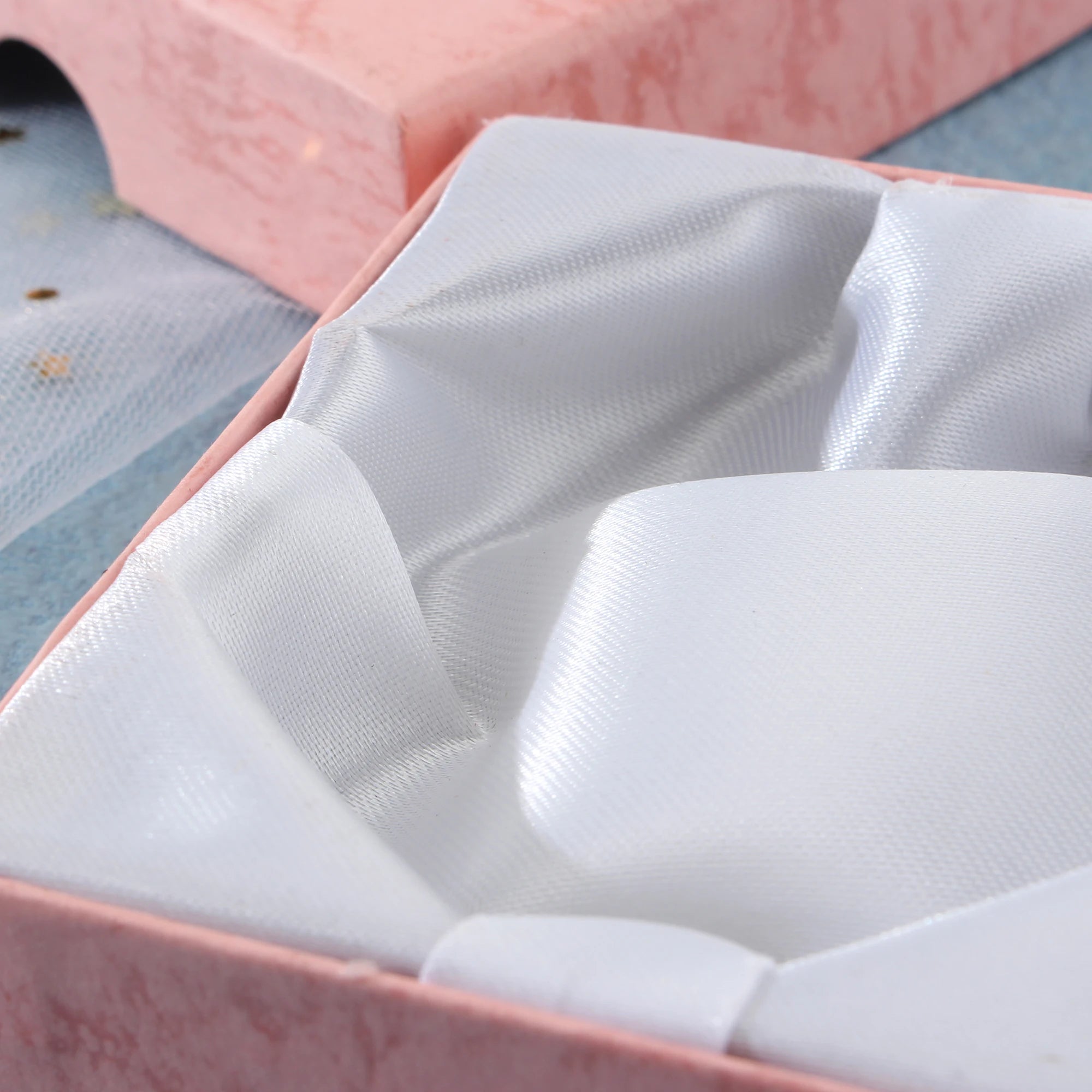 Square Rose Printed Jewelry Packaging Box Bracelet Necklace Storage Case Cardboard Gift Box Jewelry Organizer Case