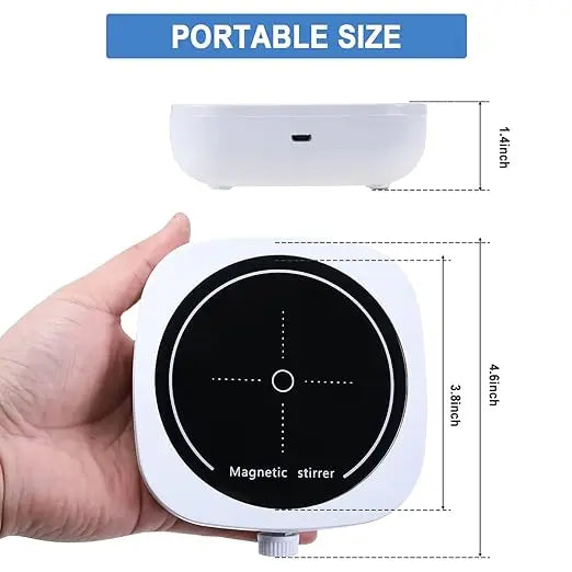 IKEME High Quality Cheap Laboratory 2000rpm Magnetic Stirrer Adjustable Speed Mixer Machine 2L Portable Mini Magnetic Stirrer