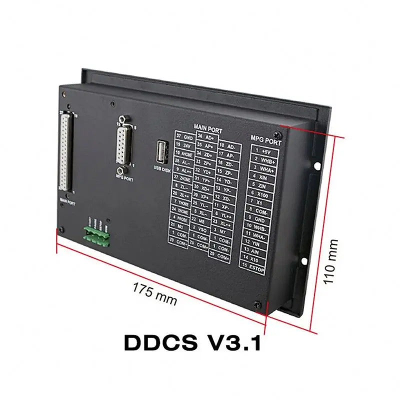 TEBAK DDCSV4.1 DDCSV3.1 Standalone Motion Controller Offline Controller 3 Axis/4 Axis USB CNC Controller Interface